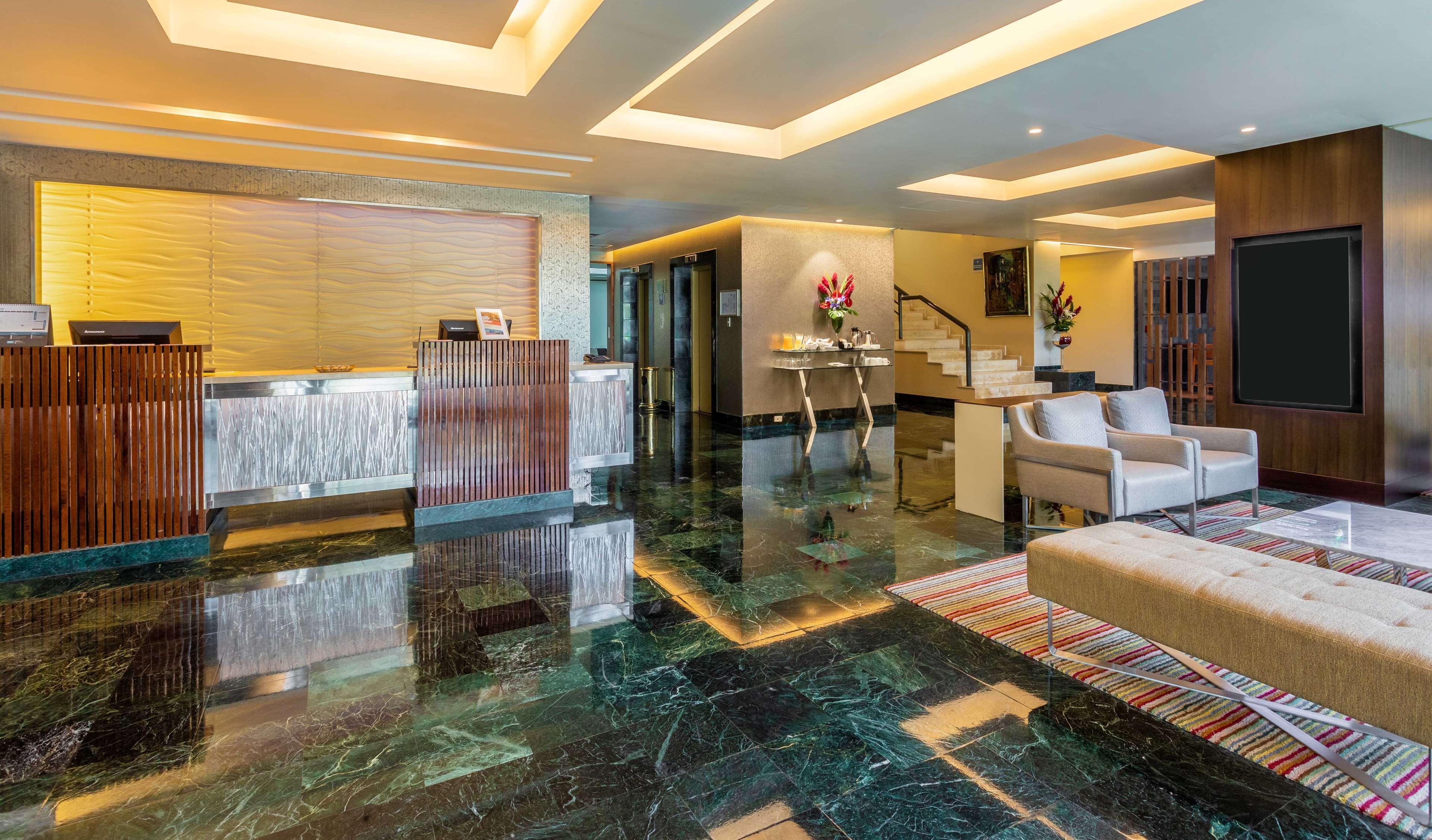 Sonesta Hotel El Olivar Lima Zewnętrze zdjęcie Lobby