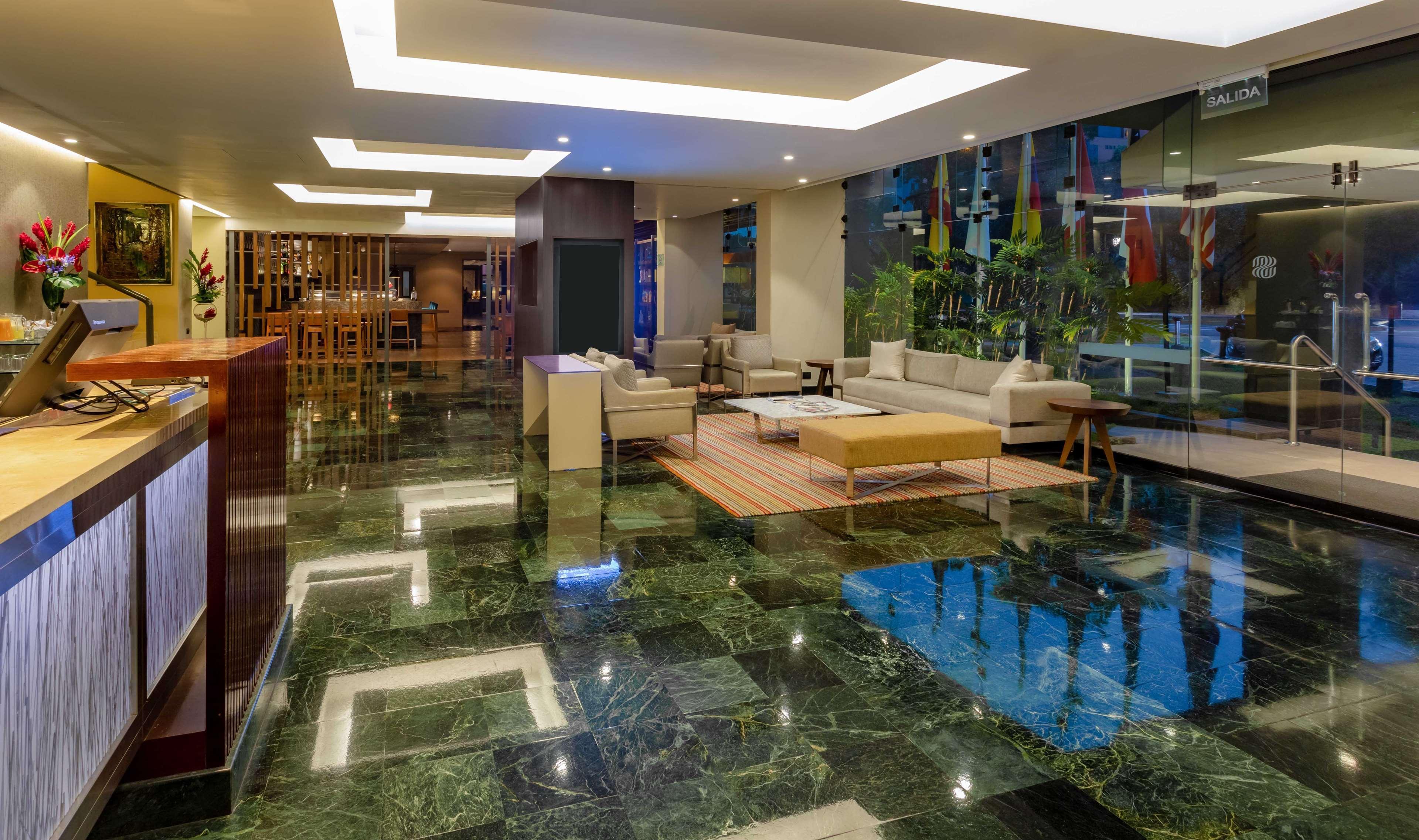 Sonesta Hotel El Olivar Lima Zewnętrze zdjęcie Lobby